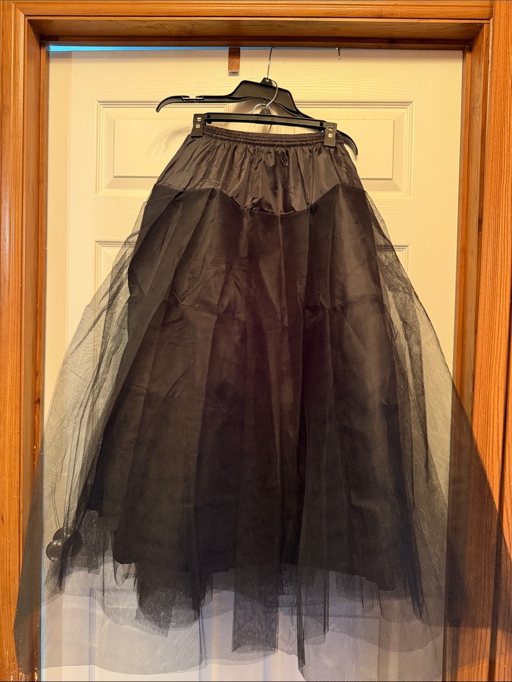 Black Sheer Tulle Slip – Women/ Wedding or ballgown.